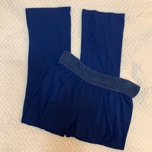 Navy Blue Knit Pants
